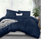 Utopia Bedding Duvet Cover Queen Size - 3 Piece with Zipper Closure - 1 Comforter Cover 90X90 Inches & 2 Pillow Shams 20X26 Inches (Navy) Comforte...