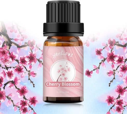 yethious Cherry Blossom Essential Oils for Diffuser & Aromatherapy Pure Cherry Blossom Oil - 10ML...