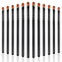 12 Pieces Small Concealer Brush Bulk Flat Lip Concealer Brush Under Eye Synthetic Fiber Makeup Eyebrow Foundation Brush for Concealing Blending Se...