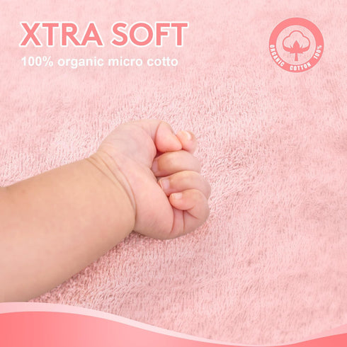 Baby Hooded Towel with Unique Animal Design Ultra Soft Thick Cotton Bath Towel for Newborn (Bunny)...