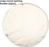Asuprui Pouf Ottoman Unstuffed Round Bean Bag Poof Ottoman Seat Soft Faux Fur Footrest Stool 20x20x12 Inches Fuzzy Chair Floor Chair Foot Rest wit...