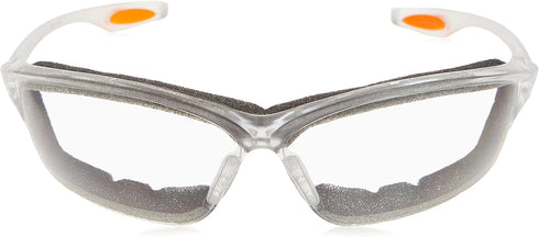 MCR Safety Glasses LW310AF Law 3 Clear Polycarbonate Lenses with UV Protection & Anti-Fog Coating, Bayonet Temple, 1 Pair...