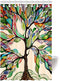 HommomH 36" x 72" Shower Curtain Set with Hooks Waterproof Fabric Bathroom Curtain Decor Tree of Life Colorful...