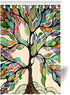 HommomH 36" x 72" Shower Curtain Set with Hooks Waterproof Fabric Bathroom Curtain Decor Tree of Life Colorful...