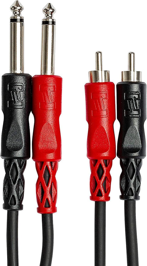 HOSA CPR203 Dual 1/4" to RCA, 3 Meters (9.9 ft)...