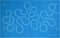 Big Stipple Meander - Edge to Edge Stencil, Continuous Line Template for Free Motion Quilting, Domestic Machine Quilting, Hand Quilting, Long-Arm ...