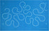 Big Stipple Meander - Edge to Edge Stencil, Continuous Line Template for Free Motion Quilting, Domestic Machine Quilting, Hand Quilting, Long-Arm ...