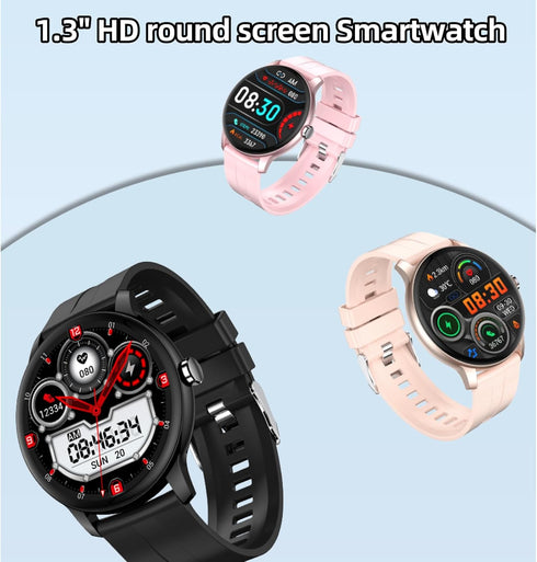 Smart Watch,1.3”Smartwatch for Women(Answer/Make Call), Fitness Tracker with 100+ Sport Modes, IP67 Waterproof, Heart Rate&Sleep Monitor, Activity...