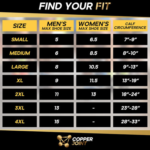 CopperJoint Copper Compression Socks for Women & Men - Diabetic Socks, Improves Circulation, Reduces Swelling & Pain - For Nurses, Running, & Ever...