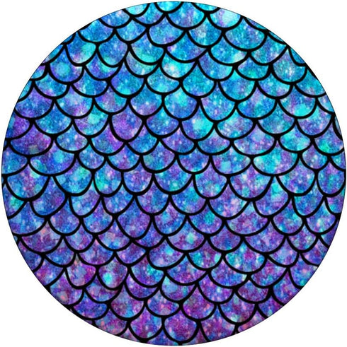 Purple Blue Mermaid Scales PopSockets PopGrip: Swappable Grip for Phones & Tablets PopSockets Adhesive PopGrip...