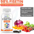 1500mg Fisetin Supplements - Powerful Absorption with Liposomal Delivery,98% Pure Fisetin,Polyphenol Antioxidant for Healthy Aging,Non-GMO - 1 Bot...