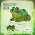 2pcs Frog Statues, 2 Sizes Resin Frogs Garden Miniatures Decor Lifelike Frog Miniature Figurines Animals Ornament for Garden Landscape Dollhouse D...