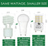 GU24 LED Bulb,15W GU24 LED TwistLock Bulbs Non-Dimmable GU24 LED Ceiling Light Bulb,120 Watt Equivalent 1200lm 5000K Daylight, Squat GU24 LED Ligh...
