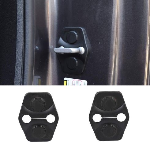 Voodonala for Challenger Door Lock Buckle Covers Protection Trim for Dodge Challenger 2012 up 2PCS(ABS Plastic)...