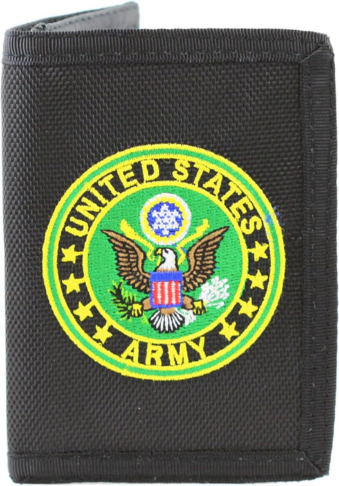 Nylon Wallet with Army Symbol Patch...