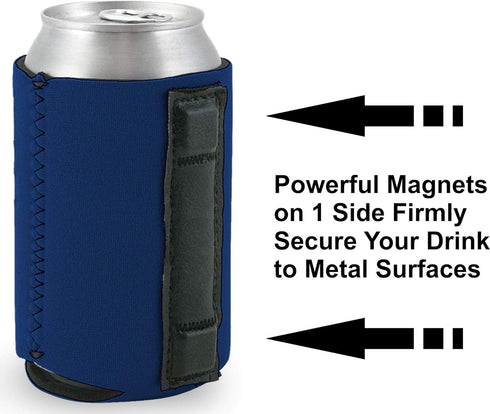 Merica F Yeah Magnetic Can Coolie (1, Navy)...