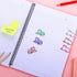 Cat Sticky Notes with Paper Clips, Cute Cat Self-Stick Notes Kawaii Cat Index Tabs Self-Stick Memo Pads Office Supplies 7 Pack 210 Sheets...