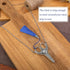 SHWAKK Embroidery Scissors Exquisite Stainless Steel Sharp Tip Retro Scissors with Sheath Chain Sewing Scissor for Sewing,Embroidery, Needlework...