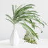 GWOKWAI 2Pcs Artificial Chlorophytum, 25.5in Faux Plant Hanging Basket Simulation Ivy Green Leaves Fake Wall Hanging Plants for Home Garden Office...