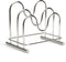 LENITH 304 Stainless Steel Wire Cutting Board Holder, Cutting Board Rack Organizer Kitchen with 2 Sectional...