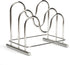 LENITH 304 Stainless Steel Wire Cutting Board Holder, Cutting Board Rack Organizer Kitchen with 2 Sectional...