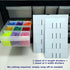 IRIS USA Compatible Configurable Large Drawer Dividers for Plastic Storage Craft Cabinets (4X Length + 4X Width Pieces)...