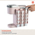 STORAGENIE Coffee Pod Holder for Keurig K-cup, Side Mount K Cup Storage, Perfect for Small Counters(Pink)...