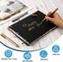 6 Pcs Upgrade Metallic Marker Pens, Gold and Silver Metallic Permanent Markers for Paper, Glass, Fabric, Rock Painting, Gift Card Making, Scrapboo...