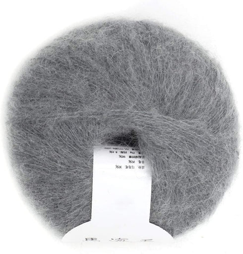 26g/Roll Soft Angora Mohair Yarn Wool Knitting Yarn for Clothes Scarves Sweater Shawl Hats and Craft Projects Include A Crochet(Rose Pink)......