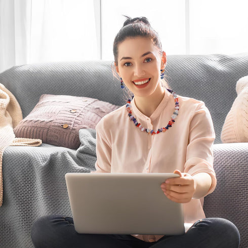 KALLORY 5 Pack Natural Chip Stone Beads Drilled Crystals Beads Gemstone Chip Beads for DIY Jewelry Making Crafting...