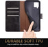 SUANPOT for Samsung Galaxy A42 5G with RFID Blocking Leather Wallet case Credit Card Holder Flip Folio Book Phone case Shockproof Cover Women Men ...