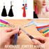 MSCFTFB 120 Pieces 5inch Silk Floss Tassels with Hang Loops Mini Tassels Mala Tassel Kits for Bookmarks Earring Dreamcatcher Jewerly Making Belt C...