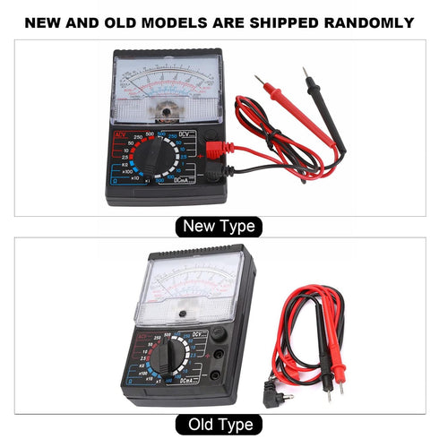 DC AC Voltage Multimeter, Analog Pointer Multimeter Multitester AC DC Voltage Resnce Testing Instrument Pointer Multimeter...