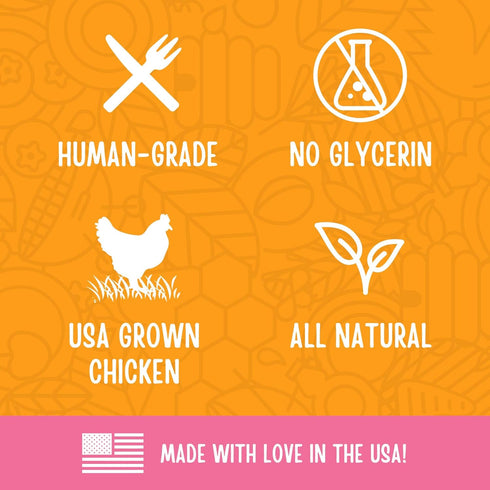 Full Moon Chicken Jerky Healthy All Natural Dog Treats Human Grade For Hip And Joint 12 oz...