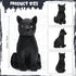 13 Inch Black Cat Stuffed Animal Realistic Black Cat Plush Toy Soft Kitten Stuffed Animal Black Cat Plushie for Home Decor Animal Collection PET P...