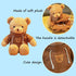 11.8 inches Teddy Bear Stuffed Animals Soft Plush Cute Teddy Bear with Hoodie Doll for Boys Girls (Red)...