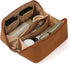 Travel Makeup Bag, Large Capacity Travel Cosmetic Bag for Women, Portable Cosmetic Pouch PU Leather Waterproof Open Flat Travel Toiletry Bag Make ...