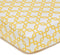 American Baby Company 100% Natural Cotton Percale Fitted Crib Sheet for Standard Crib and Toddler Mattresses, Golden Yellow Twill Gotcha, Soft Bre...