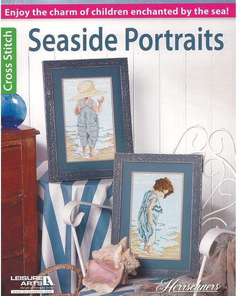 Leisure Arts Seaside Portraits Herrschners Cross Stitch Book...