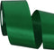 TONIFUL 2 Inch x 25 Yards Wide Green Satin Ribbon Solid Fabric Ribbons Roll for Valentine's Day Crafts Gift Wrapping Invitation Cards Floral Hair ...