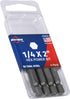 Mayhew Tools 19410-4 SAE Hex Power Bit, 1/4 x 2", 4-Pack...