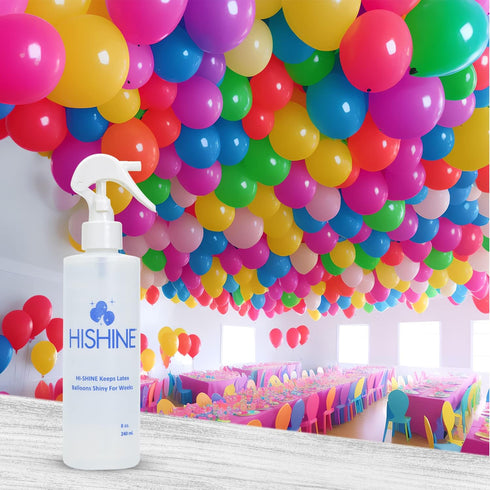 Hi-Shine Balloon Spray 8 oz - Instant Gloss & Vibrant Finish - Enhance Party Decor - Birthdays, Weddings, Special Events - Easy Application - Long...