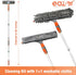 eazer Window Squeegee Cleaner - 2 in 1 Window Cleaning Tool Kit, 62inch Extension Pole Washer Equipment for Car Indoor Outdoor Window Glass...
