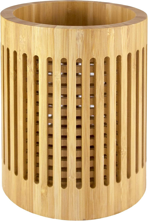 Totally Bamboo Lattice Kitchen Utensil Holder, 5" x 5"x 7"...