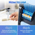 HiTauing 12 Count Ammonia Reducer Filter Pads for aqueon?Fish Tank Filter Pads for QuietFlow LED PRO Model 30 and 50...
