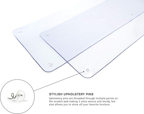 LAMINET The ORIGINAL Deluxe Cat Scratch Shields - Protect your furniture with our deluxe heavy duty Furniture Scratch Shields - Set of 4 Heavy Dut...