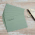 50 Pack 5 x 7 Envelopes Colored Self Seal for Wedding, Party Invitations, Greeting Cards, Announcements, Photos, 5.24 x 7.21 Inches (Sage Green)...