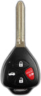 KeylessOption Key Fob Replacement for 2007 2008 2009 2010 Toyota Camry Corolla Keyless Entry Remote Remote Control, 4-Button HYQ12BBY 4D67, Locksm...