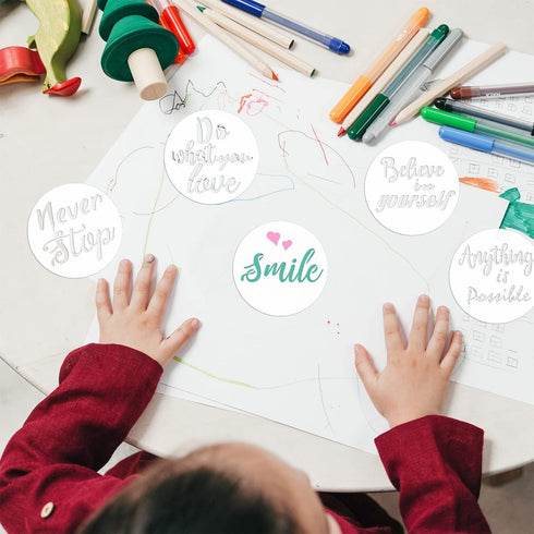25 Pieces Inspirational Word Stencil, Reusable Motivational Stencils for Painting on Wood Signs Wall Fabric Home Decor (3 Inches)...