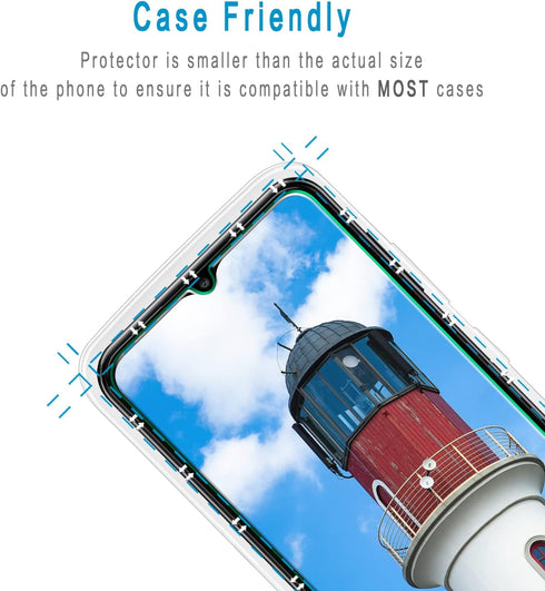 (2 Pack) Designed For Samsung Galaxy A23 / Galaxy A23 5G Tempered Glass Screen Protector, Anti Scratch, Bubble Free, Case Friendly...